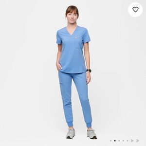 Figs Ceil Blue Technical Scrub Set
